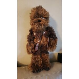 Disney Store Star Wars Chewbacca Plush 20" Wookie Chewy Stuffed Animal Toy EUC